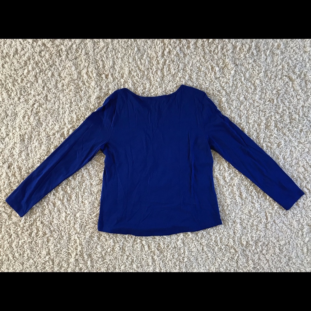 INC Blue Top. Size PXL. NWT - Picture 4 of 4